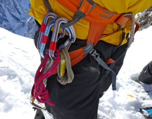 Buying your first climbing harness.