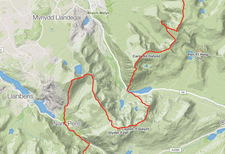 Welsh 3000s map